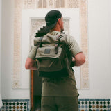 Taw 2.0 - Waxed Canvas Rolltop Backpack - Moss Green