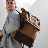 Taw 2.0 - Waxed Canvas Rolltop Backpack - Tan