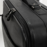 Belmont - Reclaimed Leather Suitcase - Black