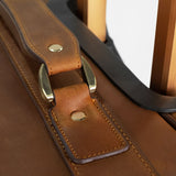 Belmont - Reclaimed Leather Suitcase - Tan