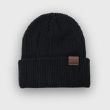 Bray - Knitted Beanie Hat - Black