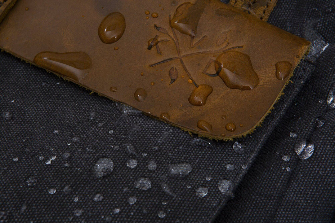 Kovered Insight: Are waxed cotton bags water repellant?