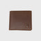 Front image of the Ashford - Tan Bifold Leather Wallet with the Kovered logo embossed into the leather.