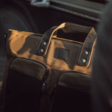 Derwent - Waxed Canvas Messenger Tote Bag - Tan