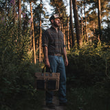 Derwent - Waxed Canvas Messenger Tote Bag - Tan