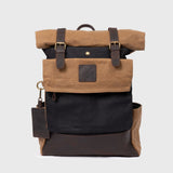 Taw 2.0 - Waxed Canvas Rolltop Backpack - Black