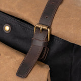 Taw 2.0 - Waxed Canvas Rolltop Backpack - Black