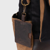Taw 2.0 - Waxed Canvas Rolltop Backpack - Black