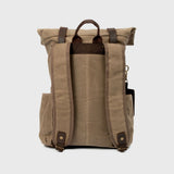 Taw 2.0 - Waxed Canvas Rolltop Backpack - Moss Green