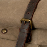 Taw 2.0 - Waxed Canvas Rolltop Backpack - Moss Green
