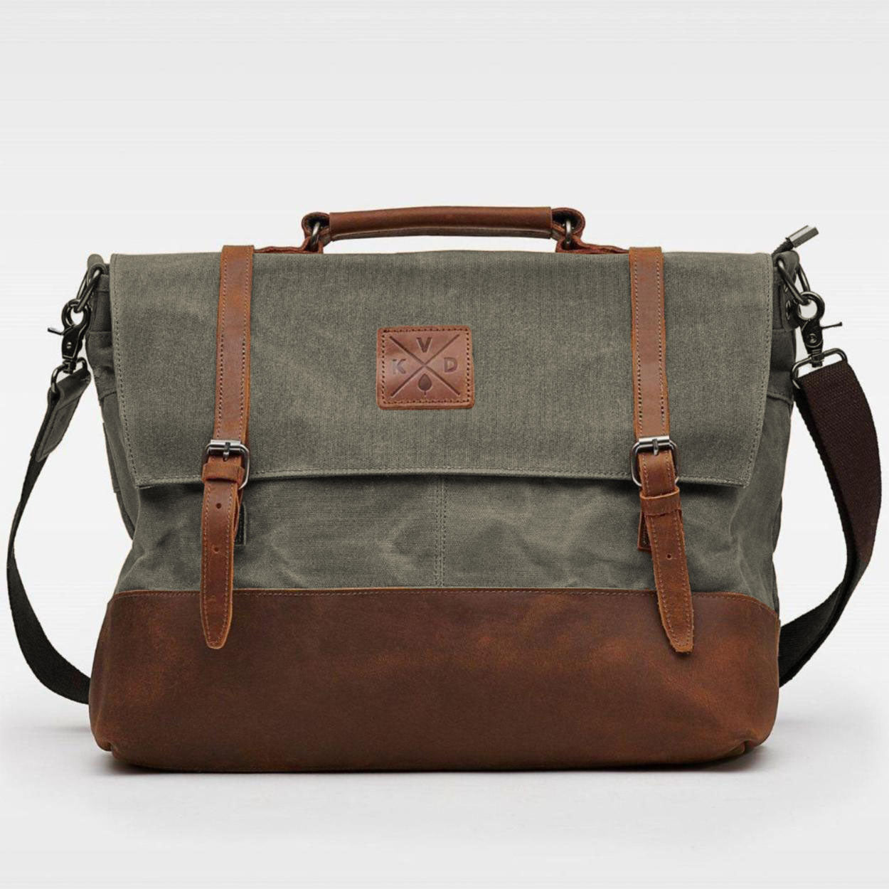 Mersey 2.0 Waxed Canvas Messenger Bag