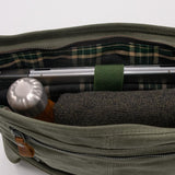 Mersey 2.0 - Waxed Canvas Messenger Bag - Taupe