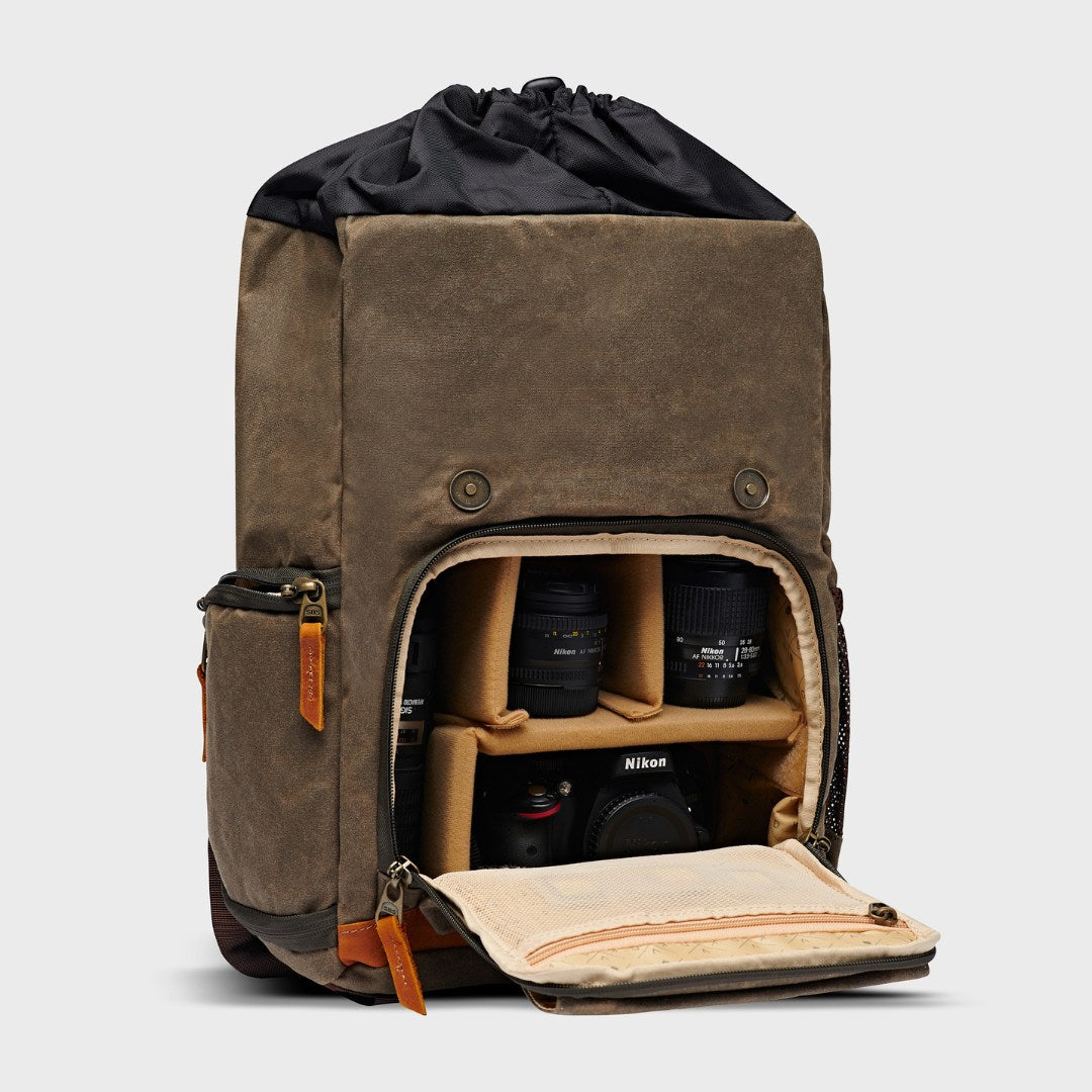 Roe Waxed Canvas Adventure Backpack | Kovered – KOVERED