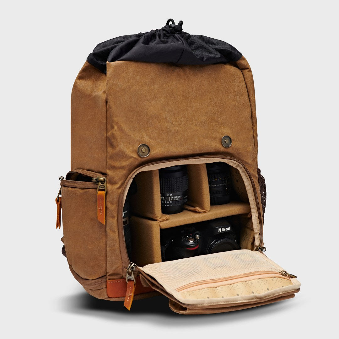 Roe Waxed Canvas Adventure Backpack | Kovered – KOVERED
