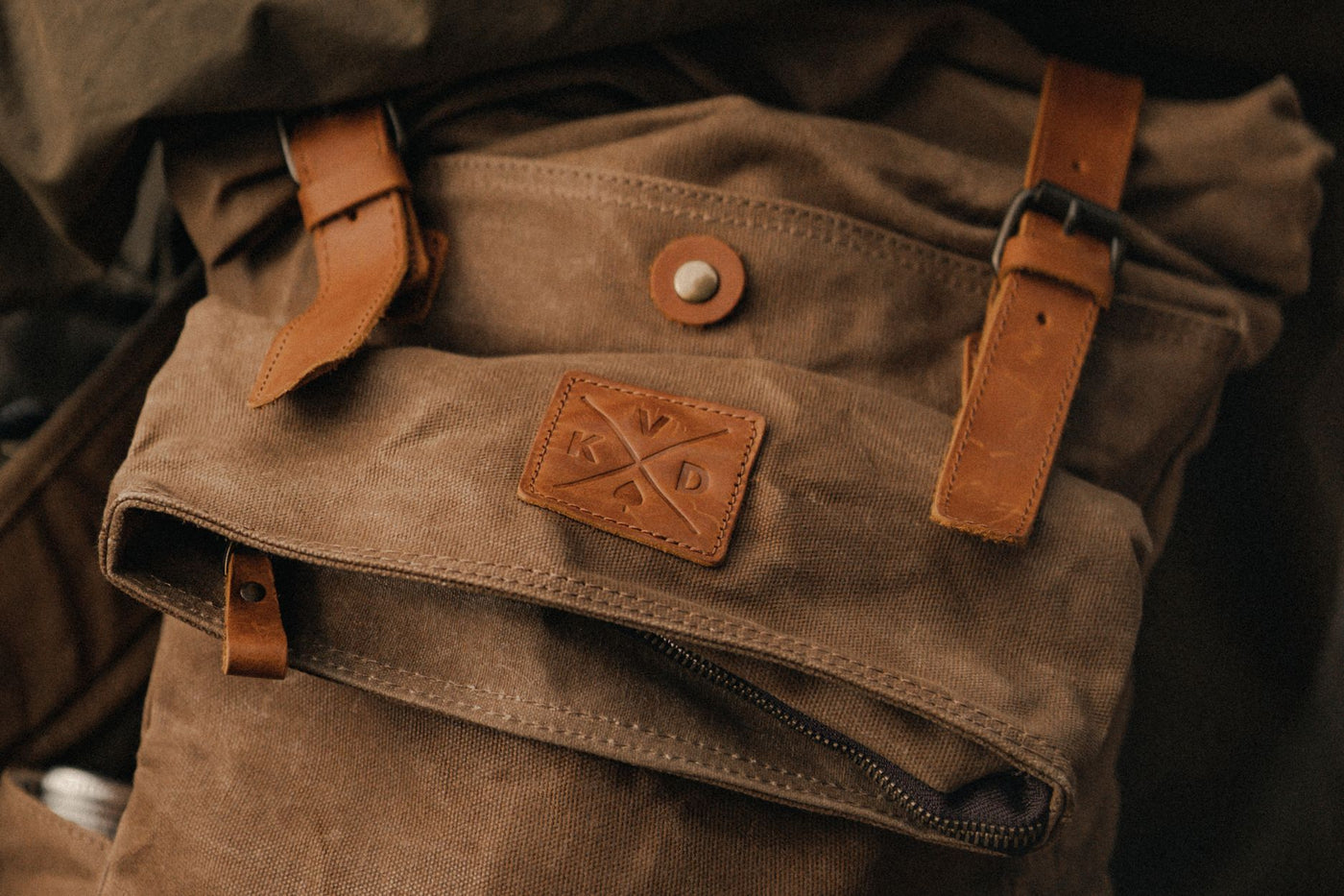 Waxed Canvas Backpack Taw Backpack KOVERED