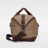 Kovered Torridge green duffle luggage bag side view#colour_moss-green