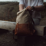 Witham - Canvas Backpack - Taupe
