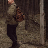 Lune - Waxed Canvas Backpack - Tan
