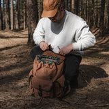 Lune - Waxed Canvas Backpack - Tan