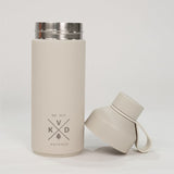 The Ultimate Kovered X Ocean Bottle 1L Water Bottle - Sand Beige