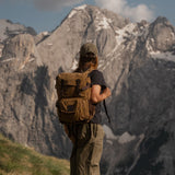 Roe - Waxed Canvas Adventure Backpack - Tan