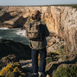 Taw 2.0 - Waxed Canvas Rolltop Backpack - Moss Green