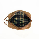 Tees 2.0 - Waxed Canvas Wash Bag - Tan