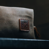 Tees 2.0 - Waxed Canvas Wash Bag - Moss Green