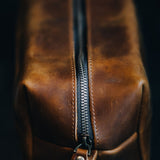 Tees 2.0 - Reclaimed Leather Wash Bag
