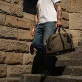 Humber 2.0 - Waxed Canvas Holdall - Moss Green