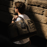 Humber 2.0 - Waxed Canvas Holdall - Moss Green