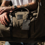 Humber 2.0 - Waxed Canvas Holdall - Moss Green