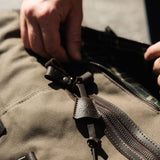 Humber 2.0 - Waxed Canvas Holdall - Moss Green