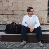 Humber 2.0 - Waxed Canvas Holdall - Black