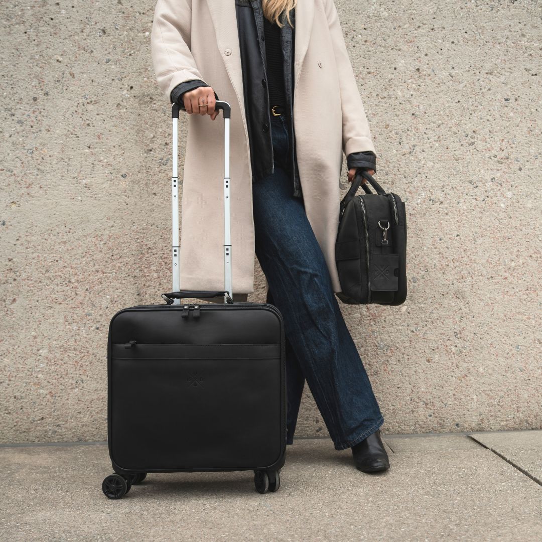 Belmont Reclaimed Leather Suitcase