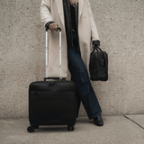 Longford  - Reclaimed Leather Briefcase - Black