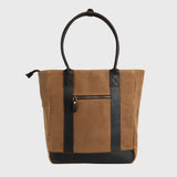 Conwy - Waxed Canvas Tote Bag - Tan