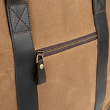 Conwy - Waxed Canvas Tote Bag - Tan