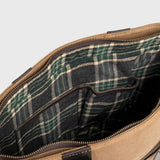 Conwy - Waxed Canvas Tote Bag - Tan