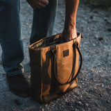 Conwy - Waxed Canvas Tote Bag - Tan
