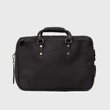 Longford  - Reclaimed Leather Briefcase - Black