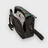 Longford  - Reclaimed Leather Briefcase Bag - Black