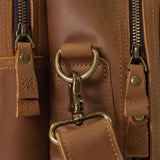 Longford - Reclaimed Leather Briefcase Bag - Tan