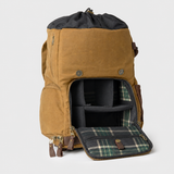 Roe - Waxed Canvas Adventure Backpack - Tan