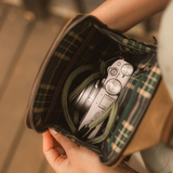 Tyne - Waxed Canvas Sling Crossbody Bag - Tan