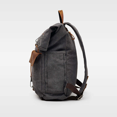 Tay - Canvas Rolltop Backpack