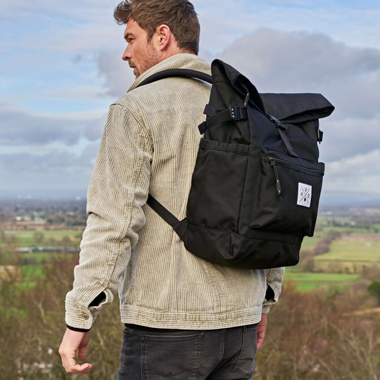 Arrow - 100% Recycled Rolltop Backpack